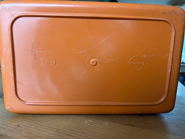 Retro vintage picknic set. Curver.