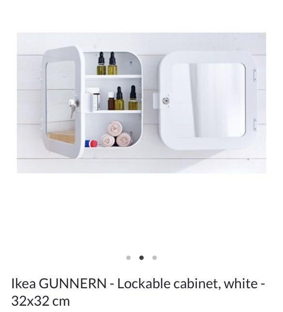 5 x Metalen opbergkastjes Ikea