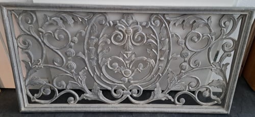Prachtig wandpaneel, wash-grey 120 x 60 cm