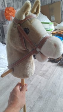 Hobbyhorse lichtbruin met geluid
