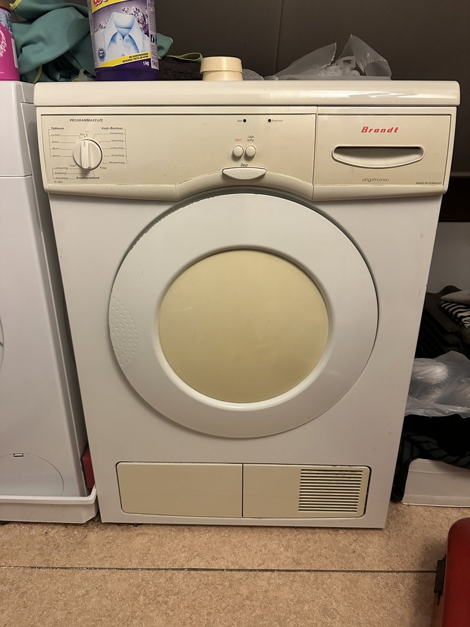 Wasmachine en droger, zelf weghalen