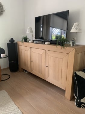 Blank Eiken (Whitewash) dressoir