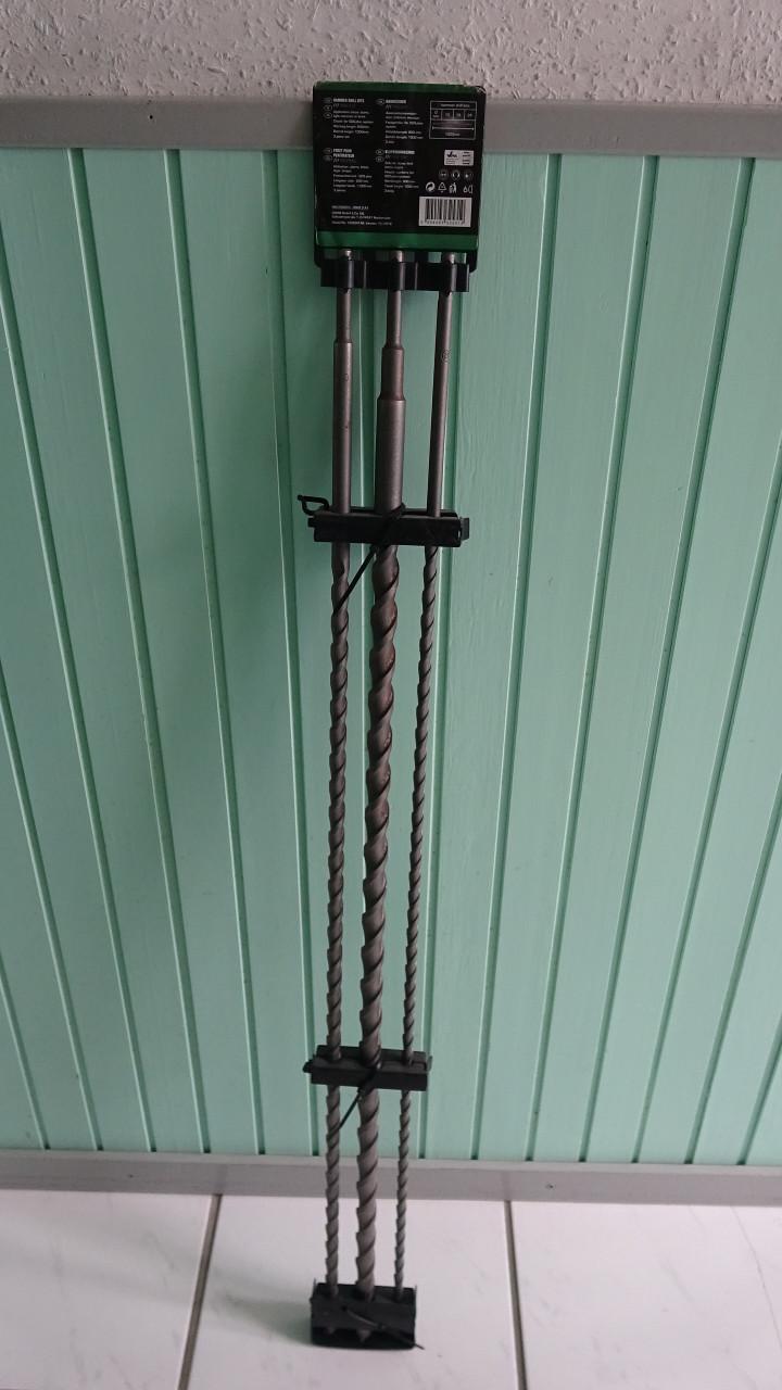 Klopboormachine boorset 3 / 5 stuks 600 mm /1000 mm (nieuw)