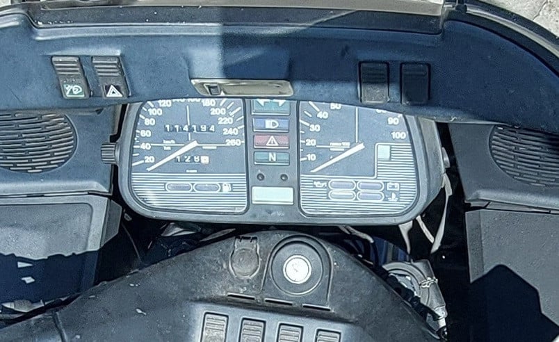 BMW K1100LT zijspan   1993 -  nieuwe banden – project!