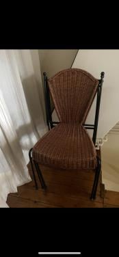 Stoelen 5 st stapelbaar