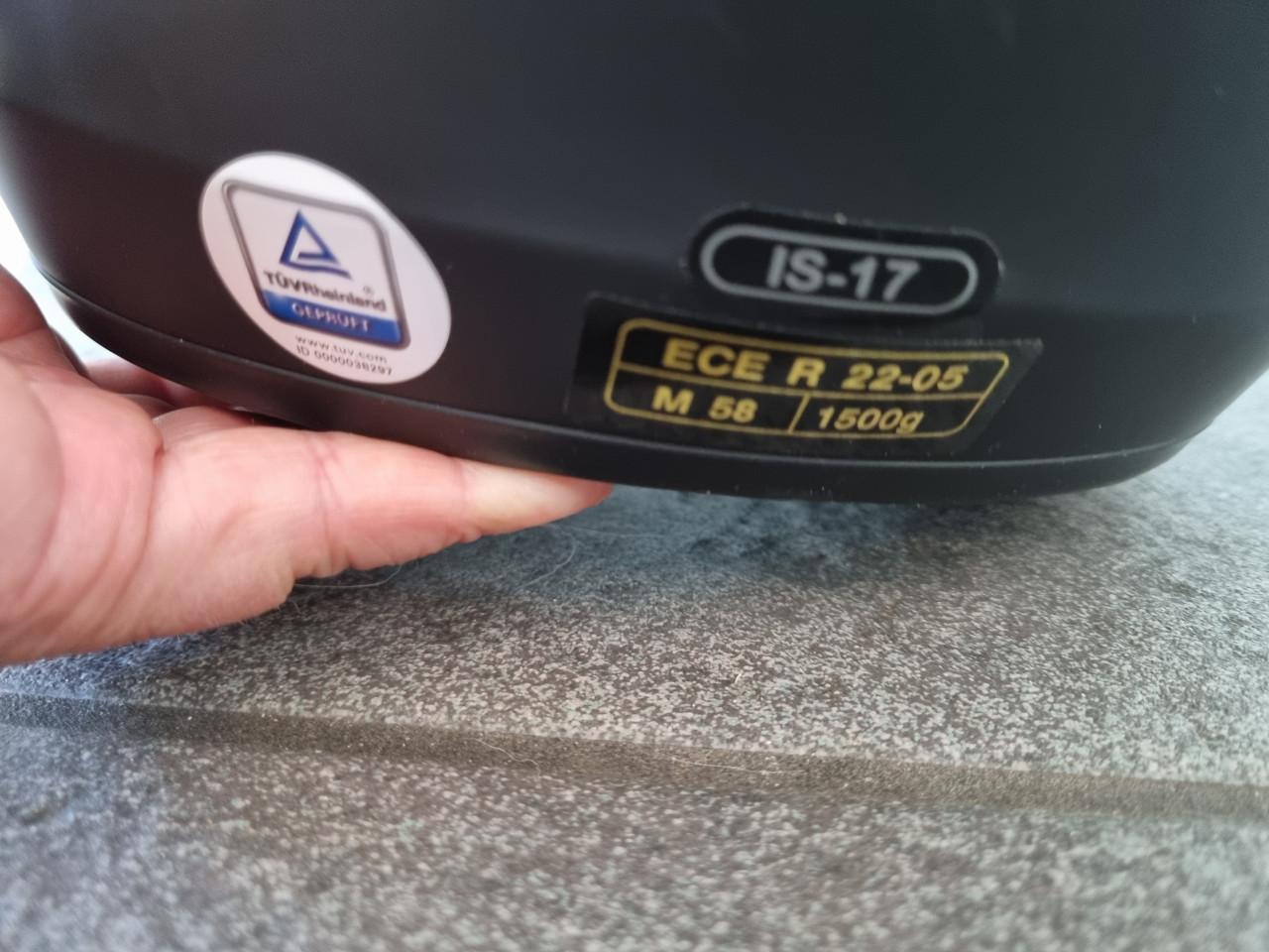 Motorhelm HJC matzwart M