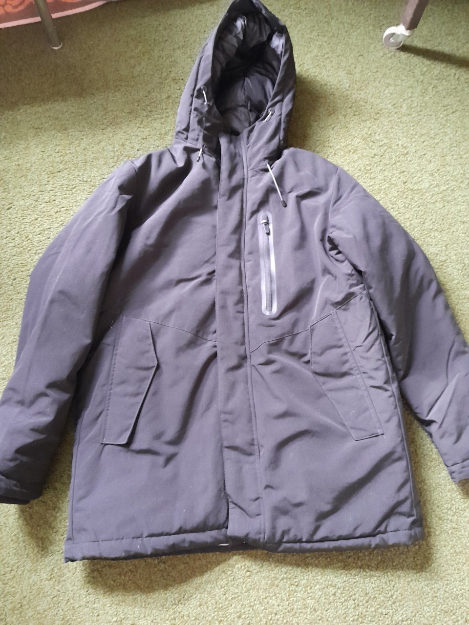 Z.g.a.n jongens/heren winterparka jack &Jones maat L /zwart
