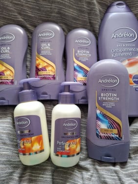 Andrélon conditioner, perfecte krul en bad&douchegel