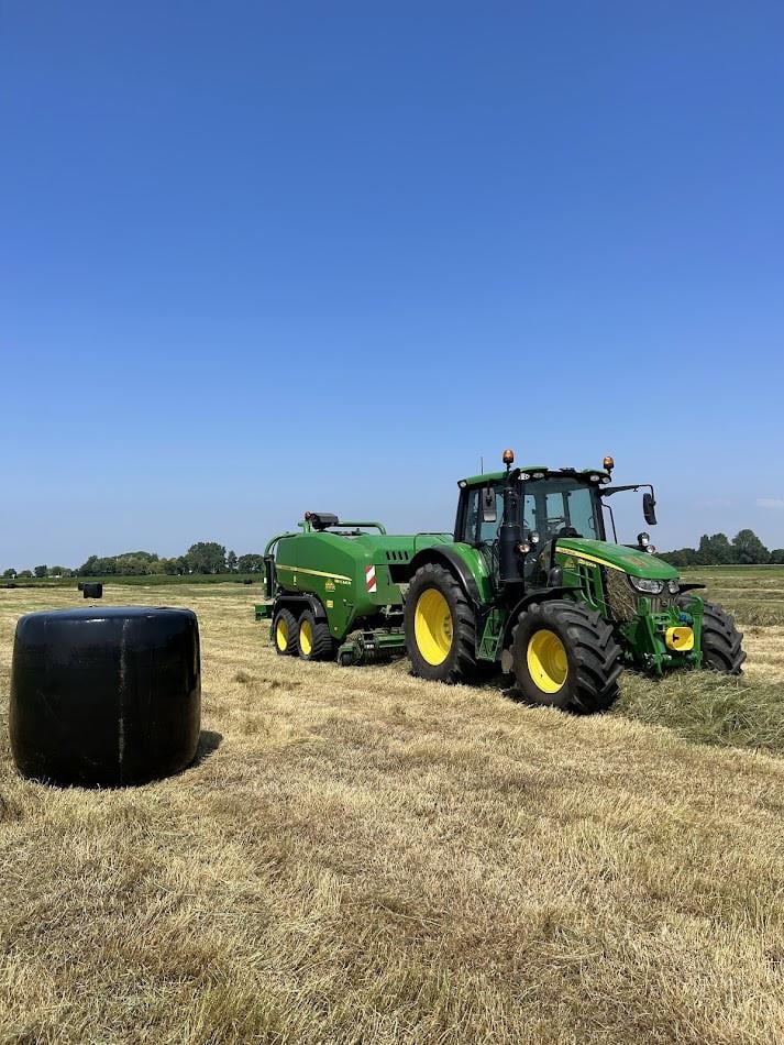 Te koop gevraagd, gras op stam en tarwe stro.