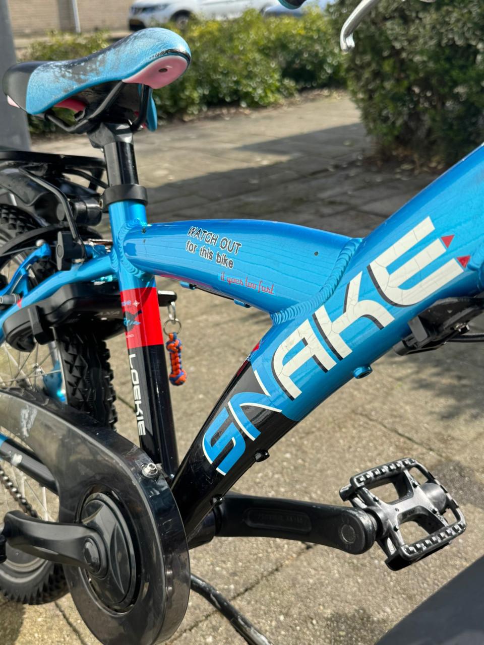 Stoere nette Loeki Snake 20 inch fiets