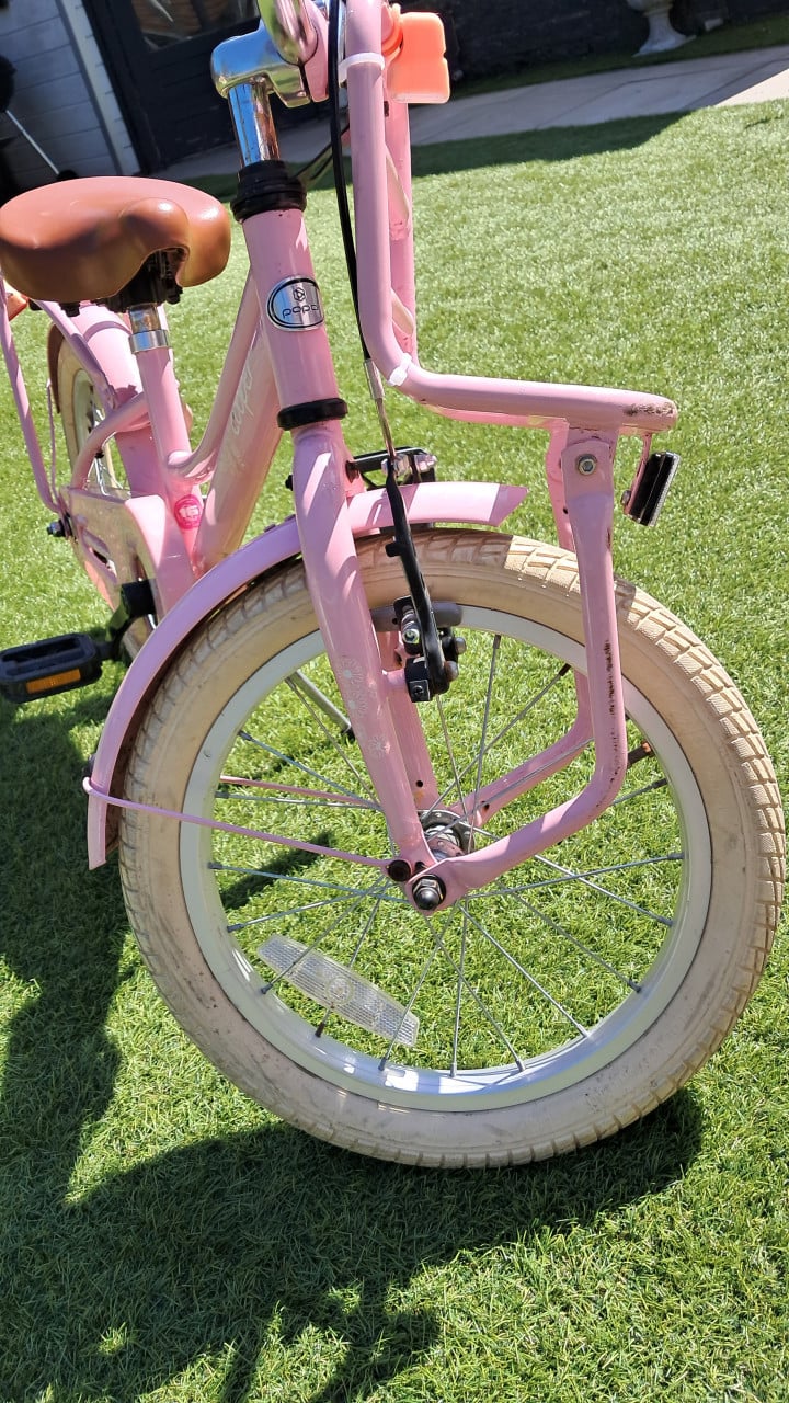 Popal cooper roze meisjesfiets 16inch