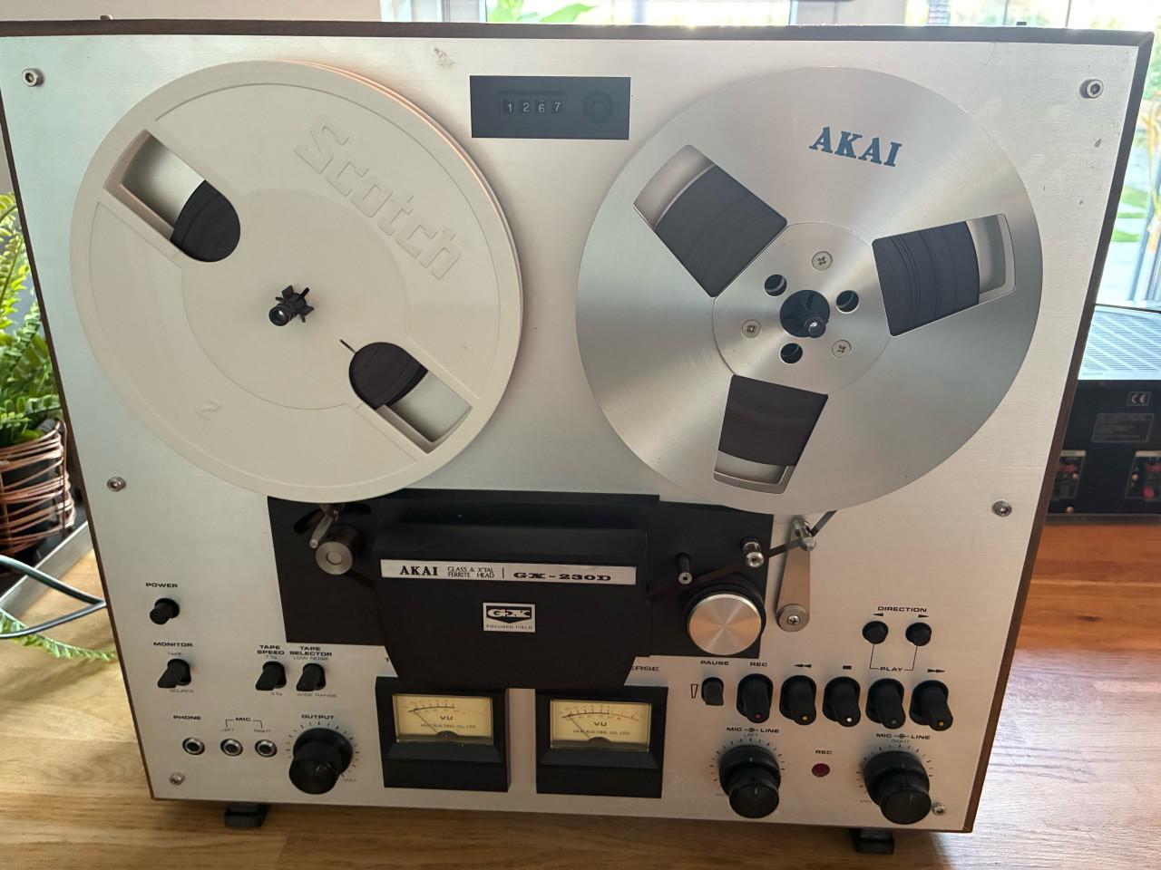 Akai GX-230D Bandrecorder - Topstaat met auto reverse
