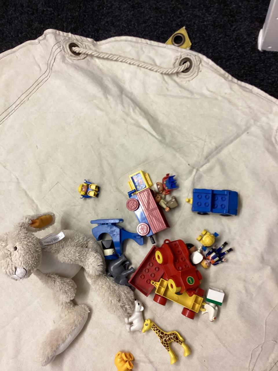 Canvas speelkleed/opberg zak