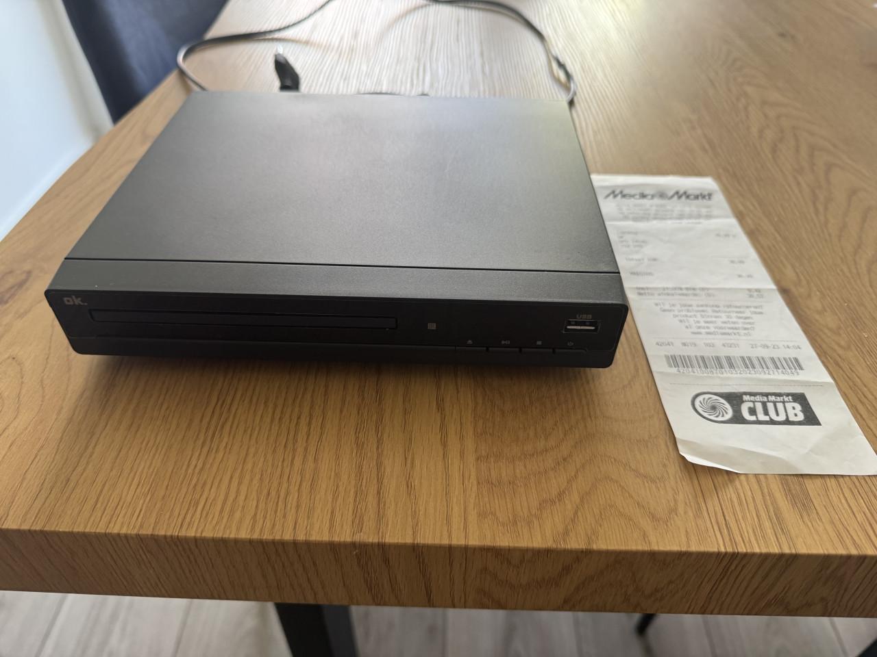 OK. DVD-speler (OPD24040) – Inclusief HDMI- en scartkabel, boekje én bon!