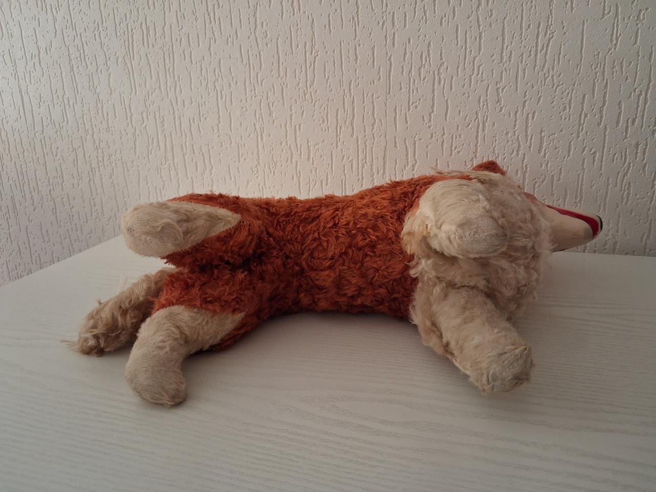 Vintage rubberface Originele Lassie knuffel