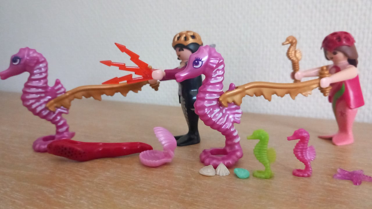 Playmobil zeemeerminnen met zeepaardjes