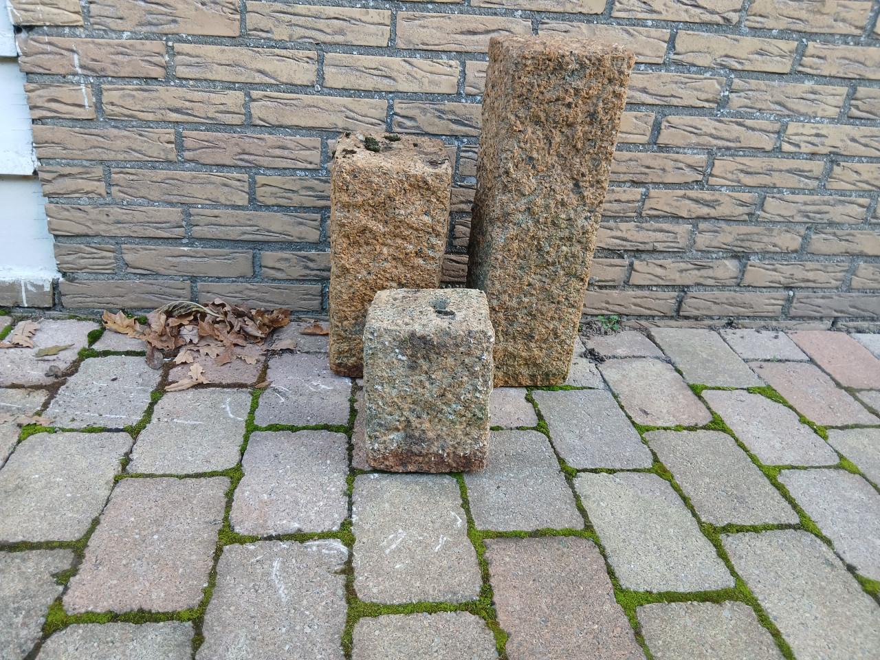 Betonnen waterornamenten