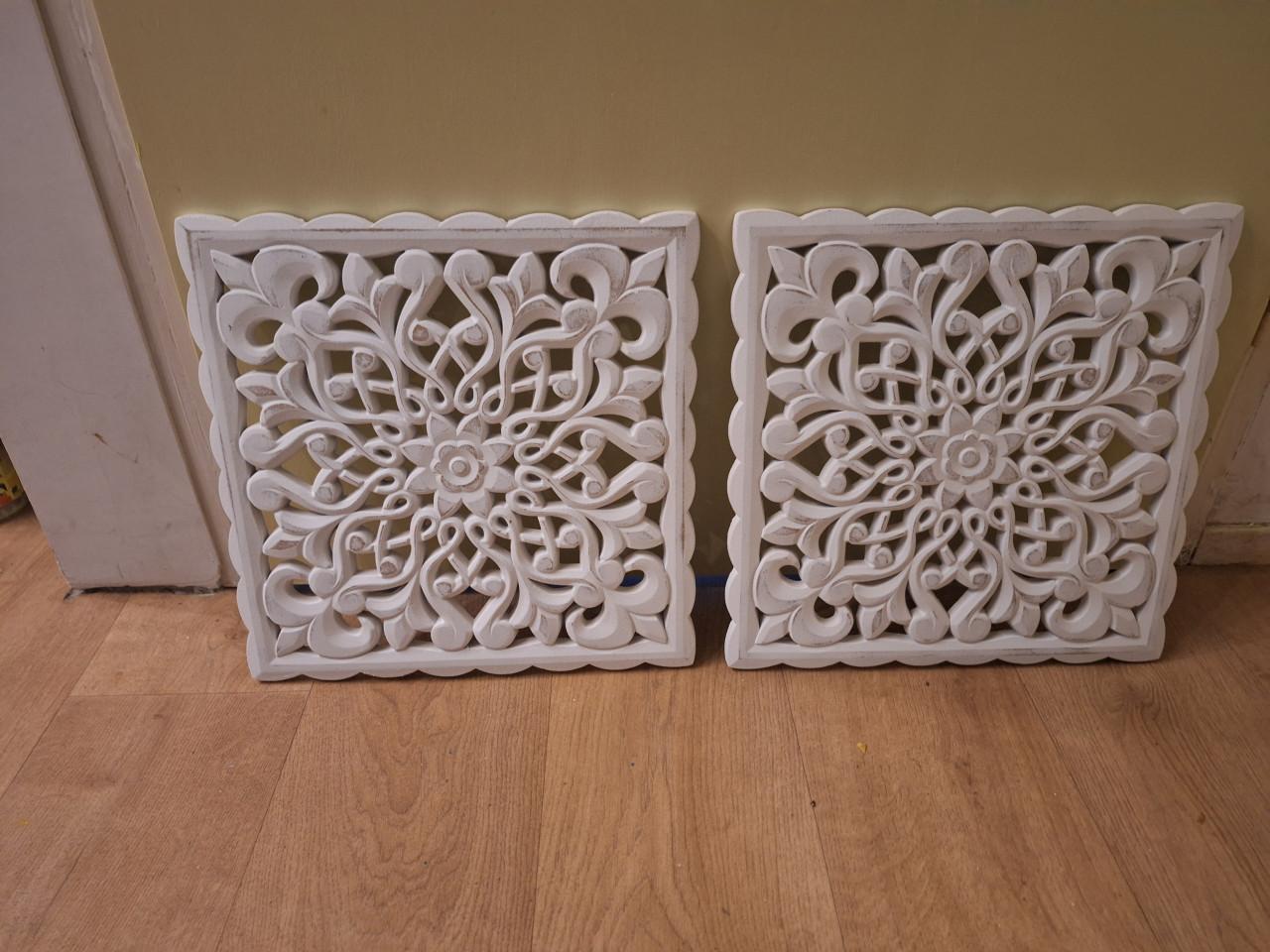 2 x wanddecoratie