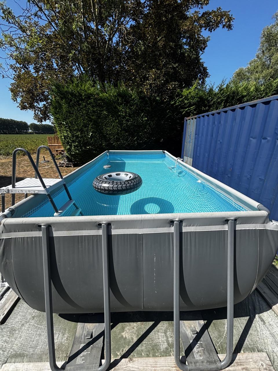 GERESERVEERD Groot Intex zwembad, 550x275x132