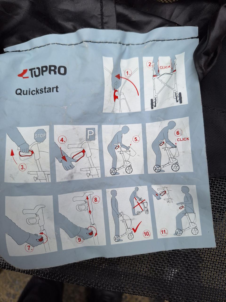 Topro Olympus rollator zeer goede staat