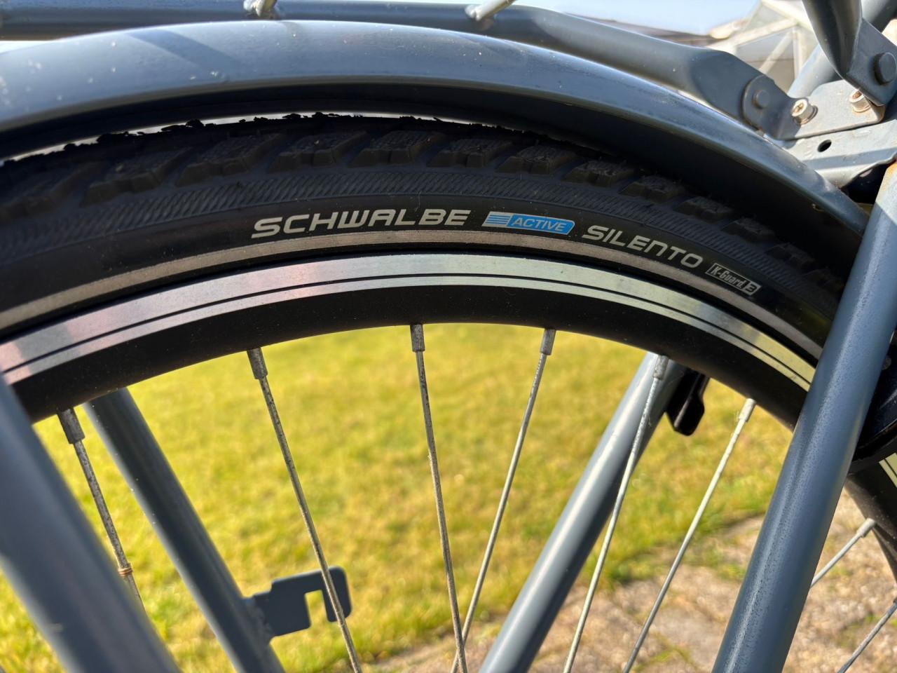 Spirit transportfiets heren, nieuwe binnen- en buitenbanden