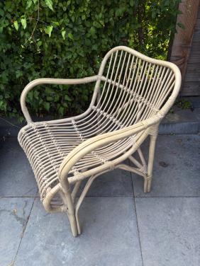 Rotan fauteuil zgan
