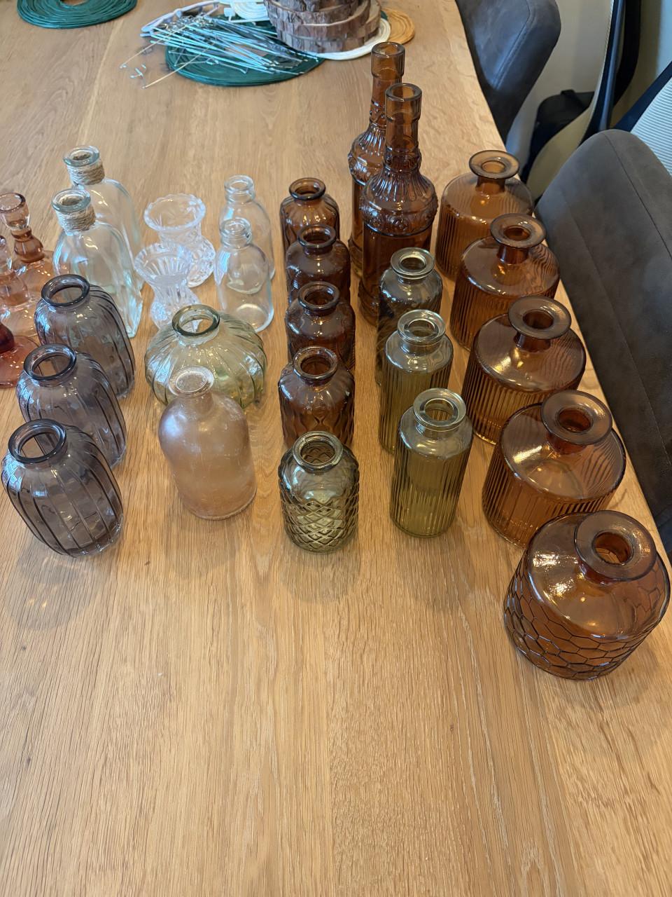 Bruiloftsversiering Groen en Roestbruin