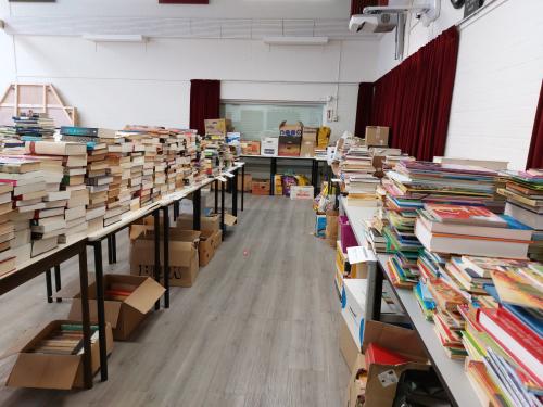 Jaarlijkse Grote Boekenmarkt Vlijt & Volharding.