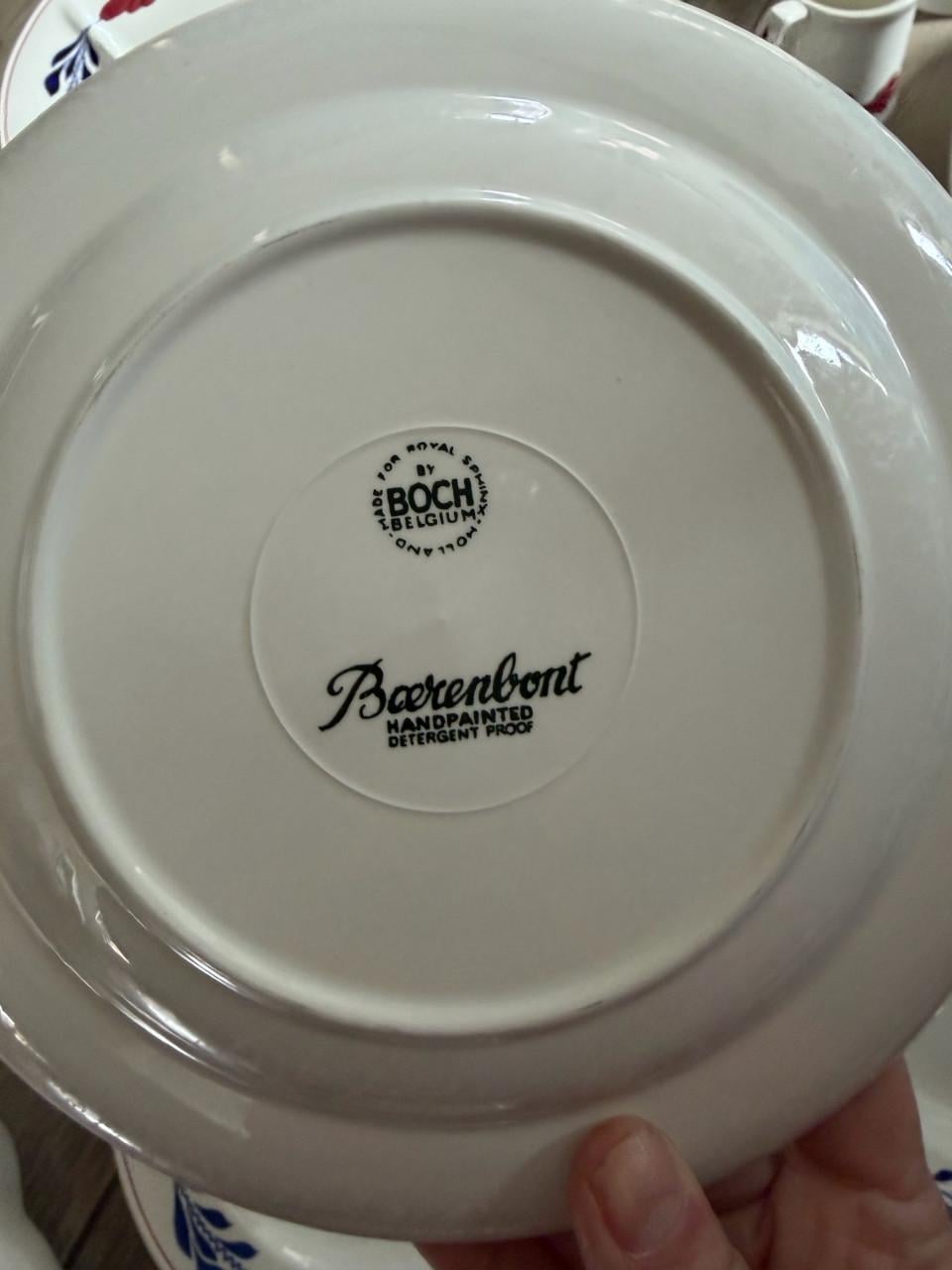 Boch boerenbont servies