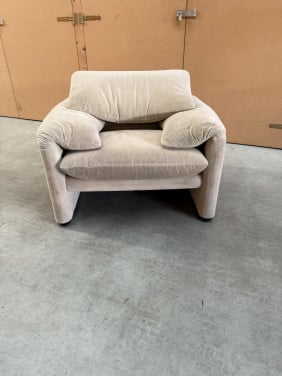 Orginele Cassina Maralunga fauteuil