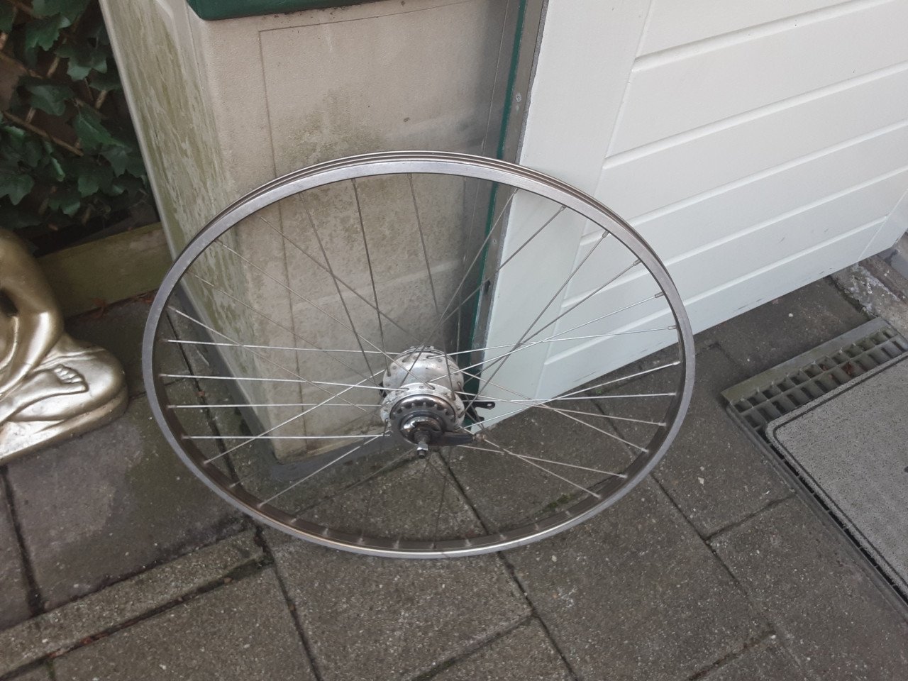 28 inch nexus achterwiel, 7 speed,rollerbrake rem