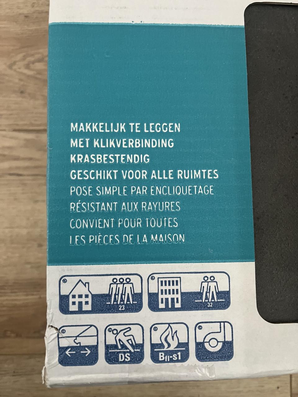 Burano PVC tegels, NIEUW! 13 m² (normaal €469,65 nu €195,-)