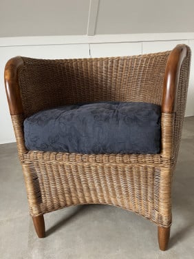 Te koop: Comfortabele Rotan fauteuil van zeer goede kwaliteit