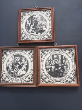 3 wandtegeltjes