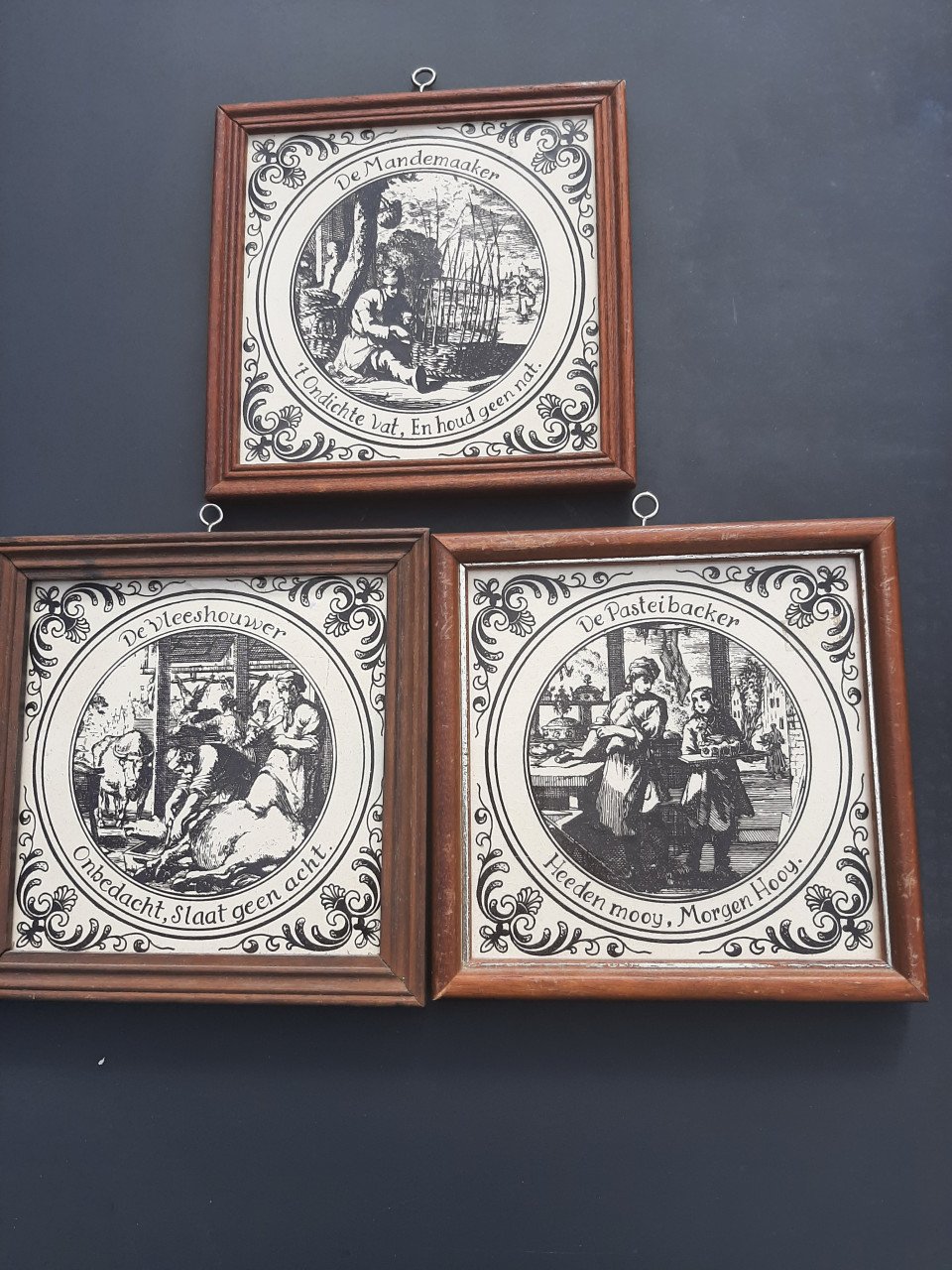 3 wandtegeltjes
