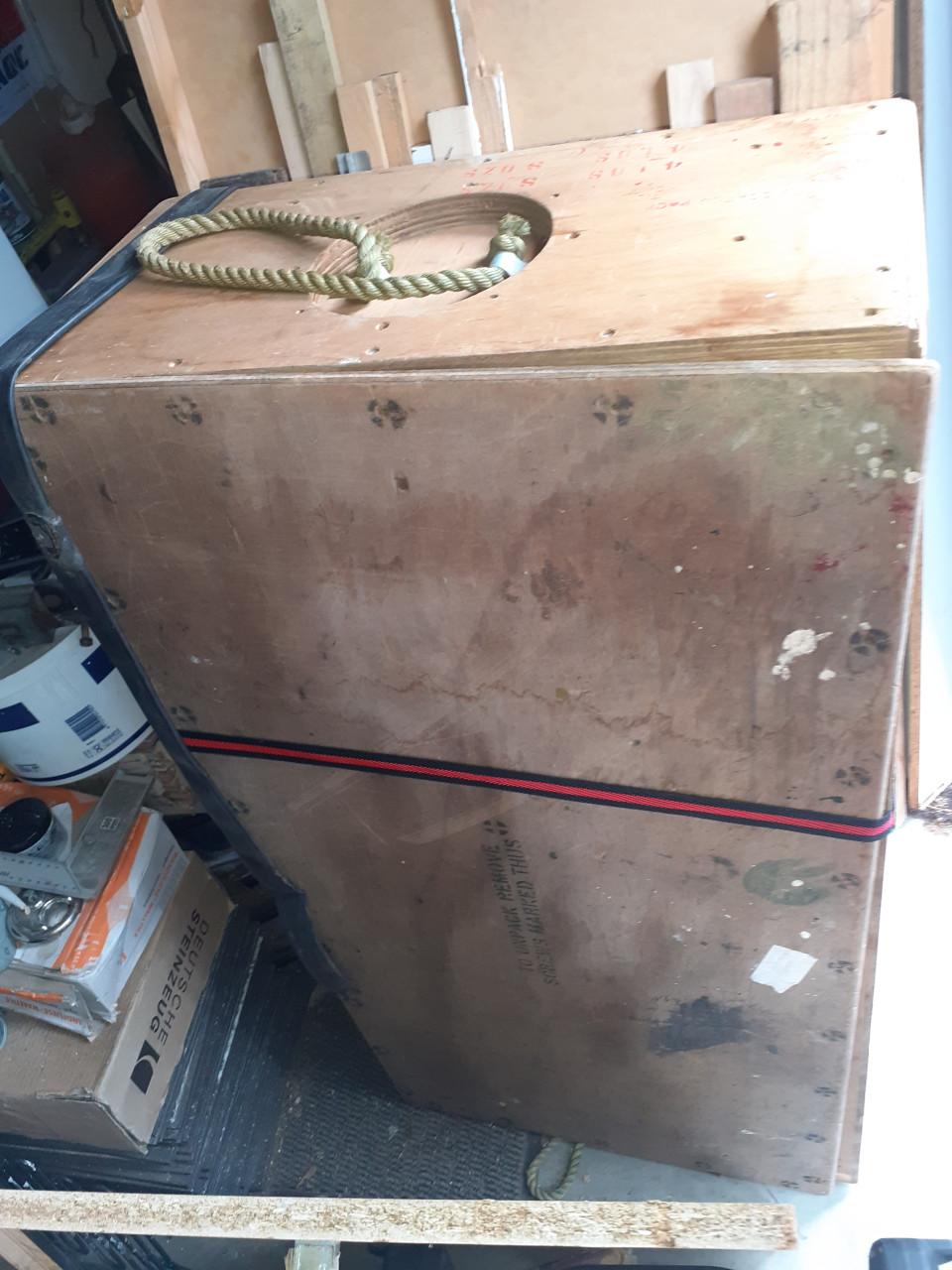 Houten kist 100 x 50 x 45 cm hoog