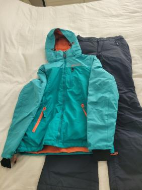Leuke ski-outfit voor dames (jas en broek)