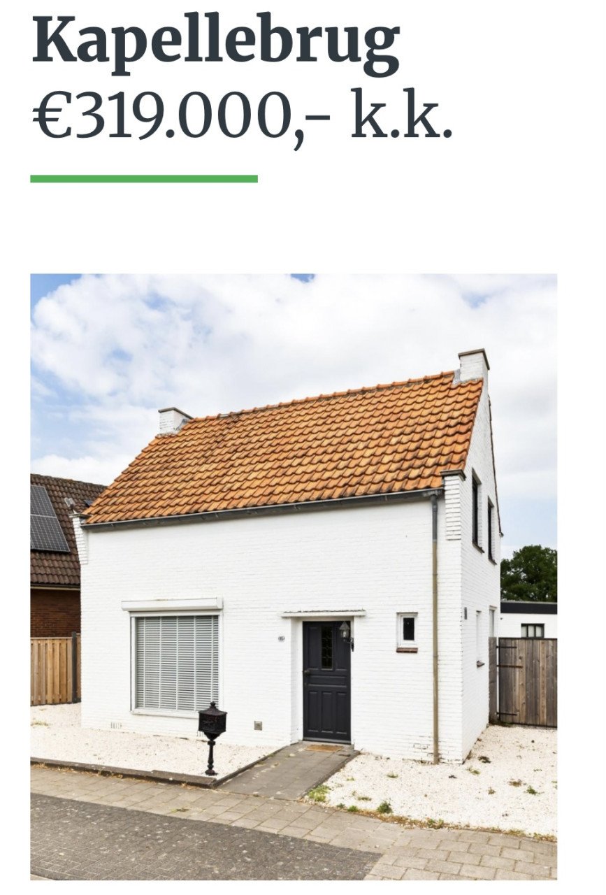 Woning te koop. Kapellebrug !