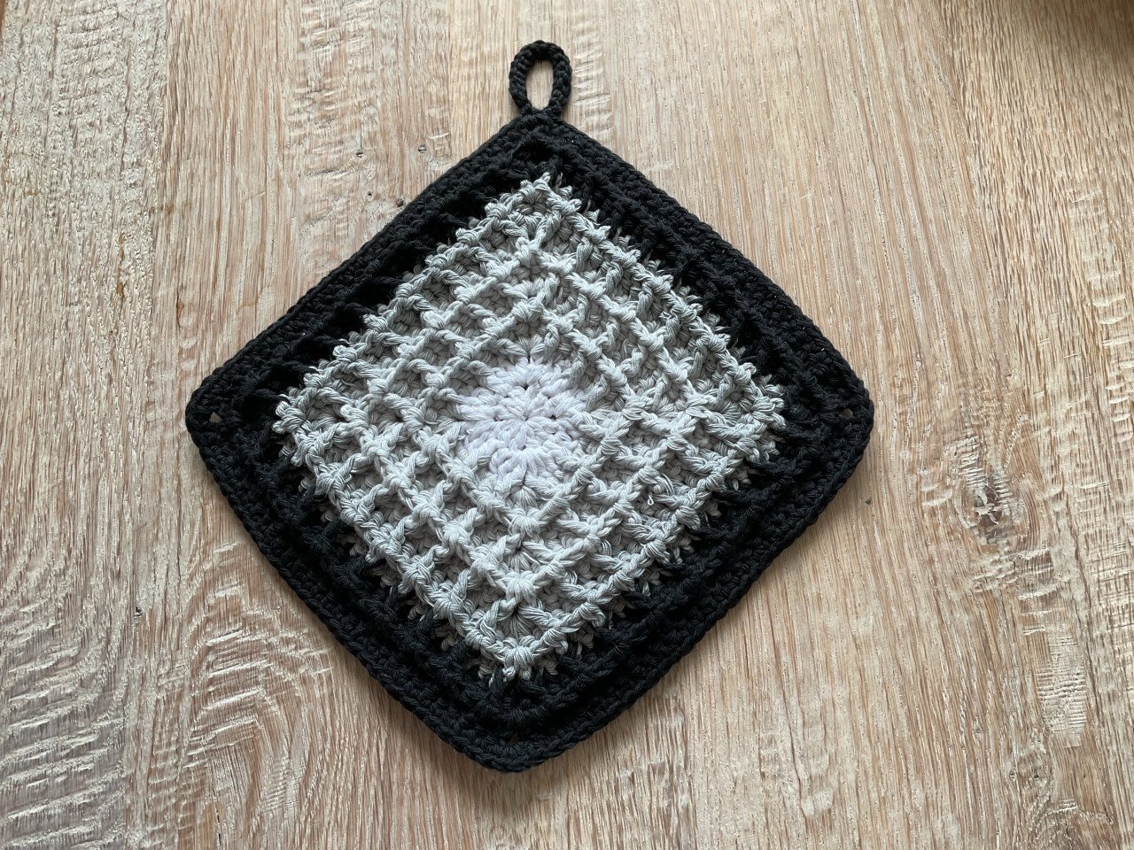 Nieuwe gehaakte pannenlappen