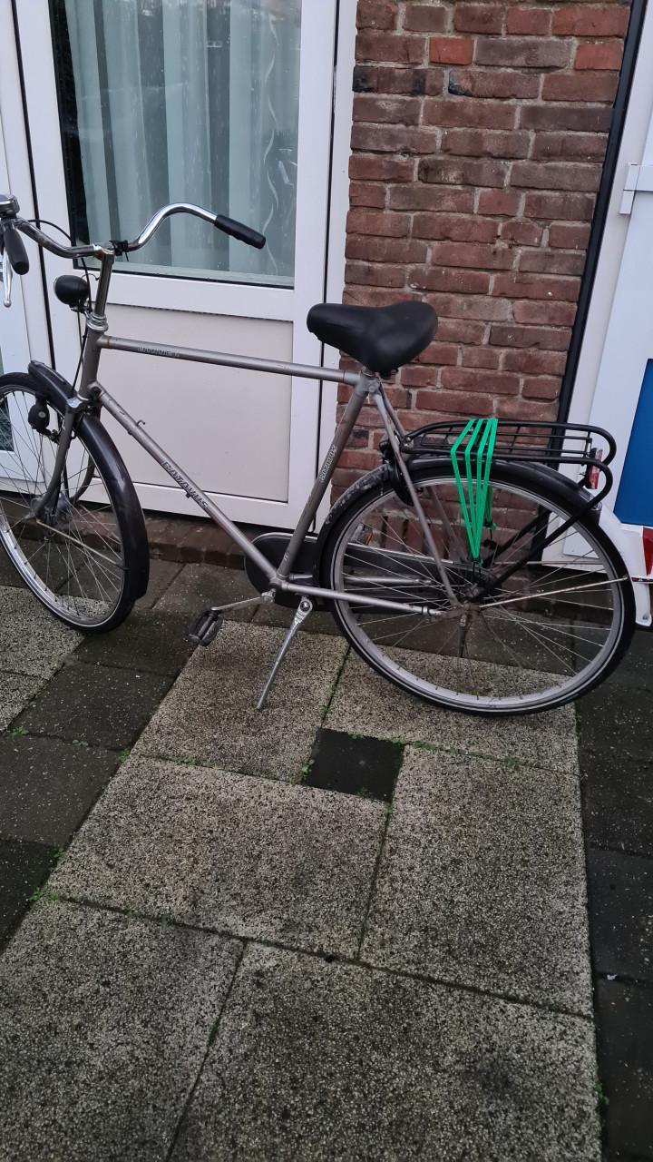Goed werkend heren fiets UNION-28 inch-met traprem-fr.maat 60cm