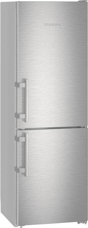 Liebherr RVS A+++ koel vries combinatie koelkast vriezer 180x61x66 cm. HBD.