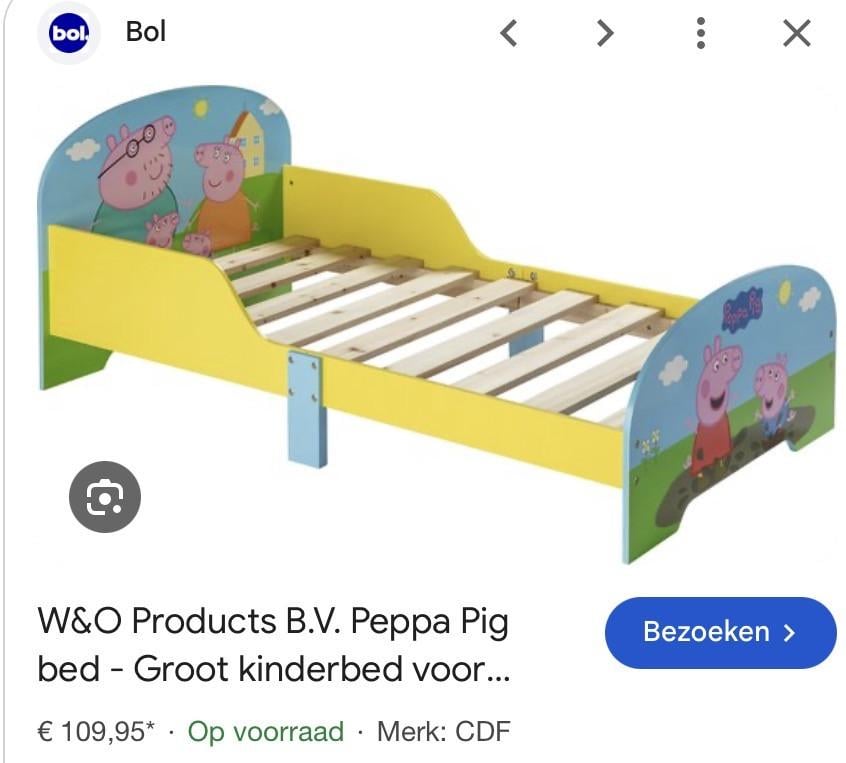 Peppa big bed