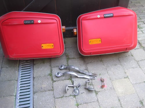 Motorkoffers Krauser rood