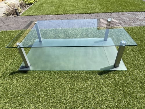 Salontafel glas (binnen of buiten)
