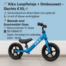 Kik Loopfiets - Klassiek Retro Ontwerp