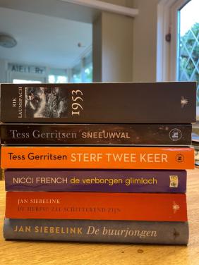 Boeken. Siebelink, French, Gerritsen, Launspach