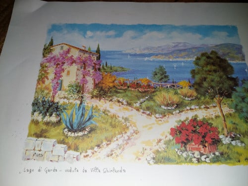 Te koop mooi schilderij zonder lijst