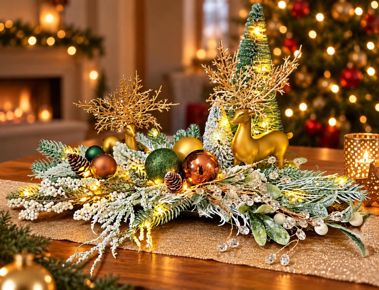 Diverse kerststukjes
