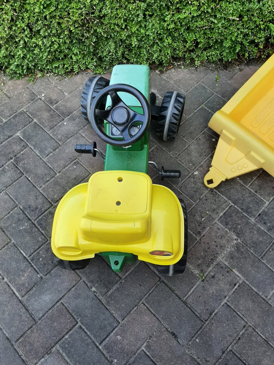 Speelgoed trekker met karren