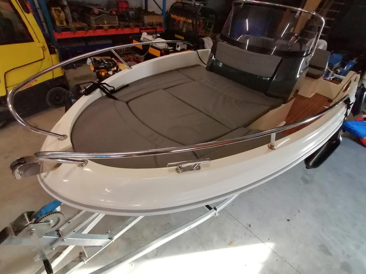 Prins 475 open consoleboot met trailer